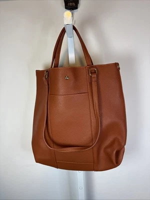 Montana West Saddle Color Óxido Cartera Bolso de Mano Imitación Cuero Guijarro Foto 1 de 4