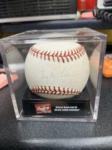 Phillies Mets TUG MCGRAW signed handsigniert Major League Baseball im Etui - Bild 1 von 2