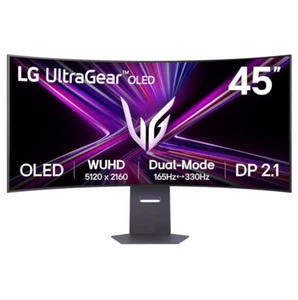 LG UltraGear 45GX950A 45" OLED Curved Gaming Monitor 5K2K WUHD Dual Mode - Picture 1 of 4