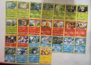 Non Holo Set 1-25 Pokemon Karten McDonalds 2021 Happy Meal 25th Anniversary - Bild 1 von 2