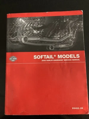 Harley-Davidson Softail Models 2006 manual de servicio #99482-06 con manual del propietario  Foto 1 de 4