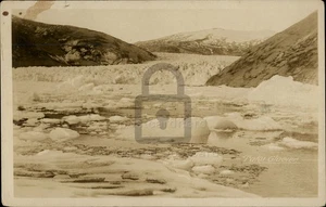 RPPC Alaska Taku Glacier Real Photo Postcard AK - Picture 1 of 5