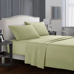 Bed Sheet Set Hotel Sheet Deep Comfort Sheets Soft Piece Bed Sheet Hotel Bed She - Picture 1 of 28