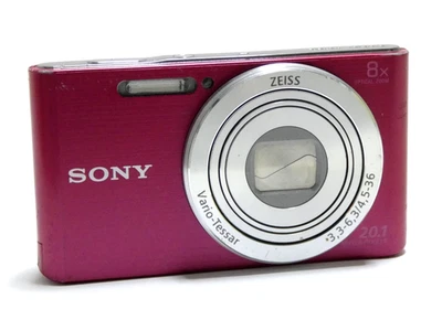 SONY DSC W830 CYBERSHOT BORDEAUX 20.1MP APPAREIL PHOTO NUMERIQUE CM 4GO CHARGEUR - Photo 1/4