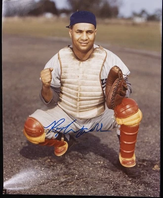 ROY "CAMPY" CAMPANELLA - FOTOGRAFIA AUTOGRAFADA ASSINADA - Imagem 1 de 2