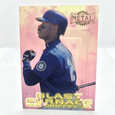 Ken Griffey Jr. 1997 Skybox Metal Universe Blast Furnace  - Image 1 of 2