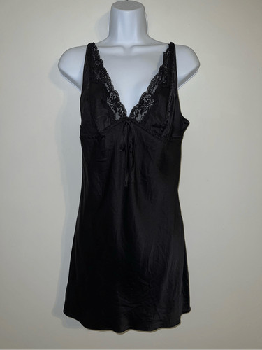 UNDERCOVER Abito vestito Victorias Secret seta e pizzo nero slip MEDIA