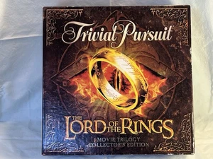 Der Herr der Ringe ~ Trivial Pursuit ~ Brettspiel mit 4 Zinnfiguren gebraucht - Bild 1 von 11
