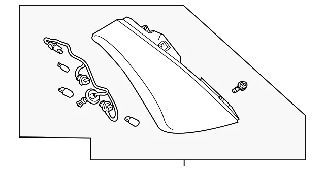 Conjunto de lámpara combinado original Nissan Murano 2006-2007 26550-CC20B Foto 1 de 2