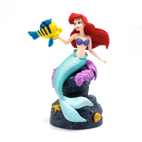 Little Mermaid Ariel 7.4'' Action Figure Toys Ariel The Princess Cake Decoration Cover