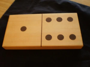 Solid Wood Domino Cutting Board Chopping Block Made of Maple and Walnut - Picture 1 of 5