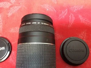 Canon EF 75-300mm f/4-5.6 III Telephoto Zoom Lens - As Is - Read - Picture 1 of 8