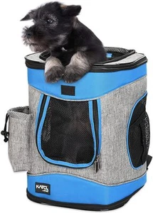 Pet Carrier Backpack for Cat Dog Travel Hiking Airline Approved Breathable - Picture 1 of 11