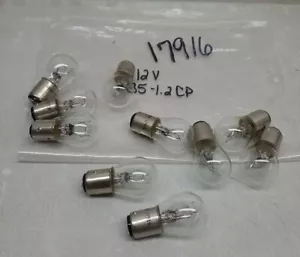 17916 Wagner Miniature Lamps 12V 35 - 1.2CP Quantity 10 Pieces 17916 Wagner - Picture 1 of 3