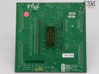 14154 INTEL PCB, ECLIPSE/ VOYAGER CR56 SSOP EURO CARD, FPD-PB1063 PB1063 - Image 1 of 4