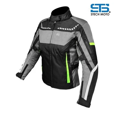 Moto giubbotto tessuto donna S-tech 1602 STX-STELVIO H2Out 3 Strati 4 Stagione - Immagine 1 di 2