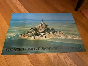 Frankreich Le Mont-Saint-Michel (Manche) horizontales Vintage Poster - Bild 1 von 2