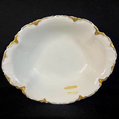 China Warwick vintage, borde dorado, cuenco para servir, 9,5" Foto 1 de 4