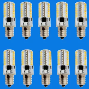 10pcs E12 Candelabra C7 LED Light Bulb 64 3014 SMD Fit PQ1500S 120V Warm White H - Picture 1 of 5