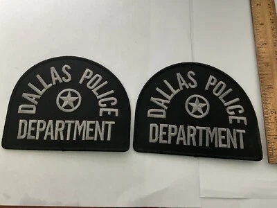 Dallas Police Texas Subdued Juego de parches coleccionables tamaño completo nuevo Foto 1 de 3