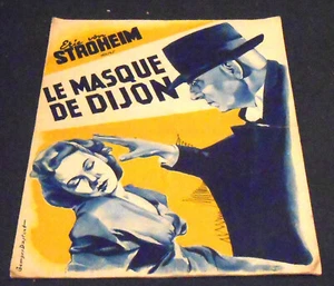 Pressemappe von Le Masque de Dijon mit Eric von Stroheim - Bild 1 von 2