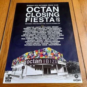 CLOSING PARTY 06/10/19 @ OCTAN CLUB 2019 - IBIZA CLUB POSTERS - DJ MUSIC - Picture 1 of 1