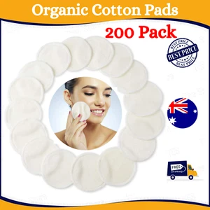 200 Pack Organic Cotton Pads ✅ FREE SHIPPING ✅ - Picture 1 of 10