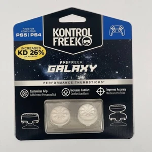 KontrolFreek FPS Freek Galaxy White Performance Thumbsticks for PS4/PS5 - Picture 1 of 2
