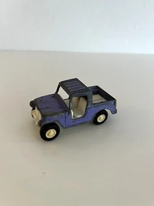 TOOTSIETOY Jeep Pickup Truck! Nice and sturdy metal Die-cast in purple & white. - Picture 1 of 6