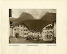 147 Schweiz Phototypie Faksimile - DORFPLATZ IN SCHULS - Swiss Svizzera Suiss