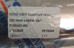 Posten P159167-001 TSC 8050-SWX Thermotransferband Wachs 220mm schwarz ~D~ - Bild 1 von 3