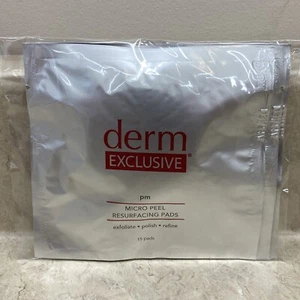 Derm Exclusive 2 PM Micro Peel Resurfacing Pads 45 pads New Sealed w/Sealable... - Picture 1 of 4