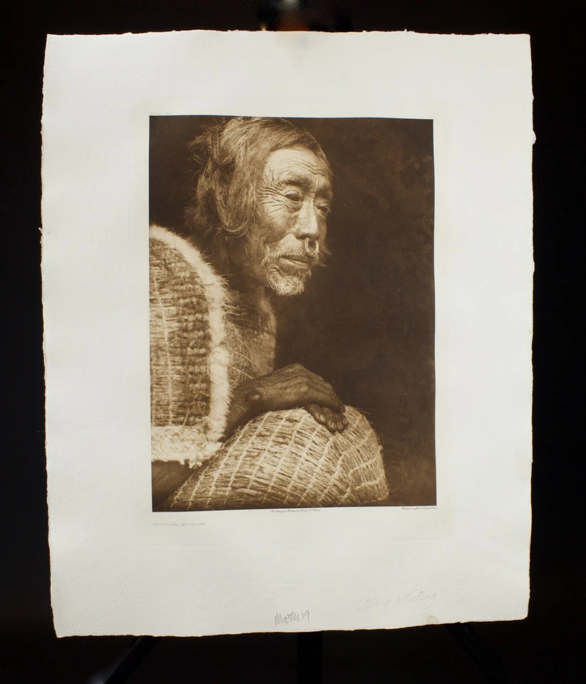 Edward S.Curtis Fotograbado Clásico Compañía de Grabado Yakotlus Quatsino Foto 1 de 1