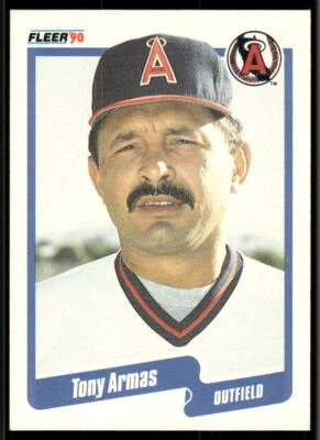 1990 Fleer #126a Tony Armas - Image 1 of 2