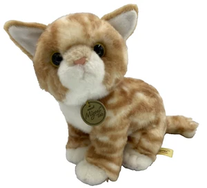 Aurora Miyoni Tots Orange Tabby Cat Plush Kitten 8" Stuffed Animal Toy Kitty EUC - Picture 1 of 12