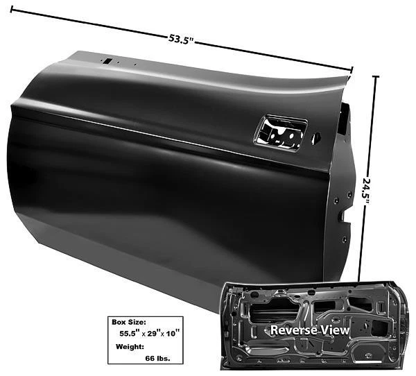 Ford Mustang 1971-73 carcasa de puerta - izquierda nueva Foto 1 de 1