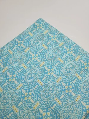 Amy Butler  Fabric Alchemy Blue Teal Geometric Cotton Sew Quilt OOP FAT QUARTER  - Image 1 of 2
