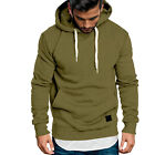 Mens Casual  Hoodie Splicing Large Size Sweater