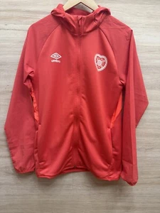 Umbro Heart of Midlothian Lightweight Training Hooded Jacket Mens Size Small - Picture 1 of 7