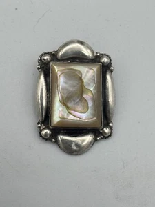 Vintage Southwestern Sterling und MOP Slider Made in Mexico - Bild 1 von 3