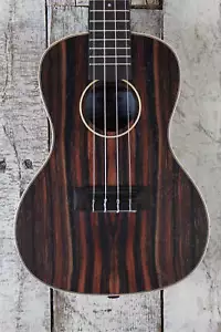 Kala Striped Ebony Concert Ukulele Satin Finish Uke KA-EBY-C - Picture 1 of 10