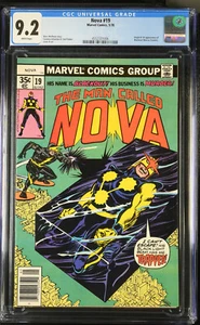 Nova #19 CGC 9,2 páginas blancas - 1978 - origen, primera aplicación apagón - Imagen 1 de 2