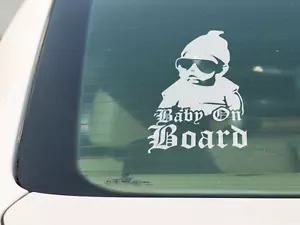 Stickercorp | Baby On Board Carlos The Hangover Decal Sticker | 6 X 4 In | Old E - Picture 1 of 2