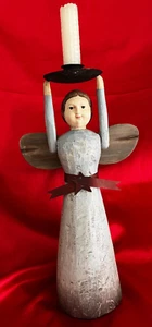 SANTOS ANGEL Figurine with Candleholder from THE PHILIPPINES - Picture 1 of 6