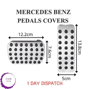PEDALES DEPORTIVOS DE METAL PARA MERCEDES BENZ A B CLA GLA GLE GL R W164 W166 X156 X164 UK - Imagen 1 de 9