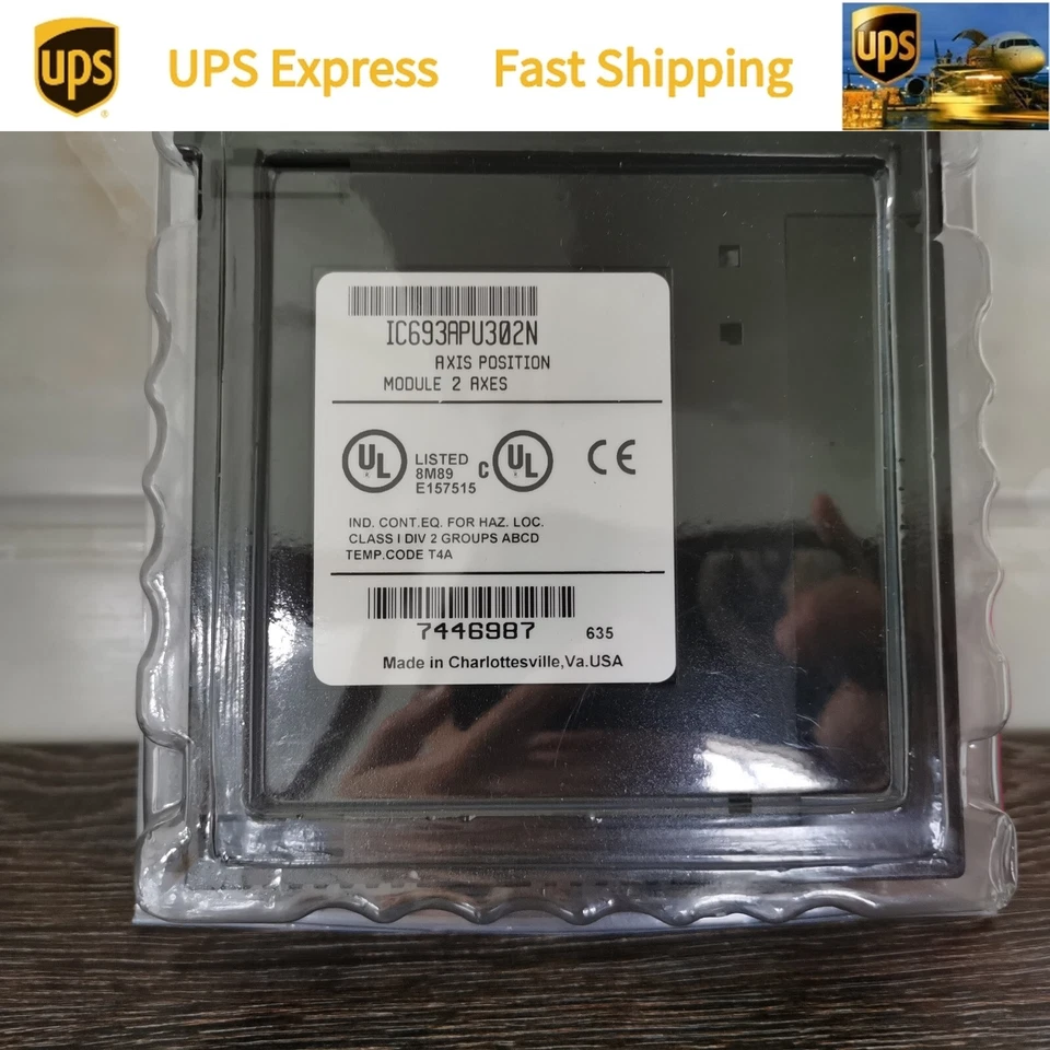 GE IC693APU302N FANUC IC693APU302N PLC New In Box Fedex/DHL/UPS Shipping HTZ1 - Image 1 of 4