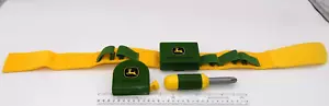 Lot Assorted Kids Pretend John Deere Tools Screwdriver Wrench Bolts Saw - Picture 1 of 4