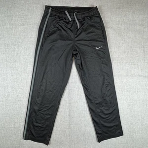 Nike Track Pants Mens Small Black Polyester Training Warm Up Athletic 480238-010 - Picture 1 of 12