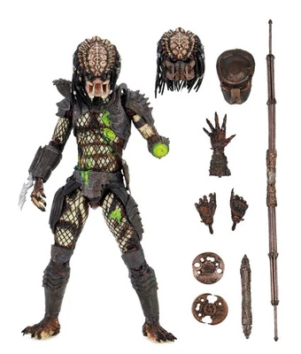 NECA Figura Ultimate Battle-Damaged City Hunter Predator 2 20cm - Imagen 1 de 4