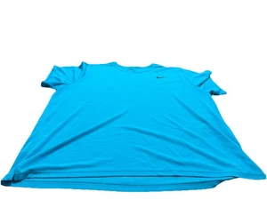 Nike Dri Fit Herren Kurzarmhemd Neon Blau! 4XLT - Bild 1 von 4